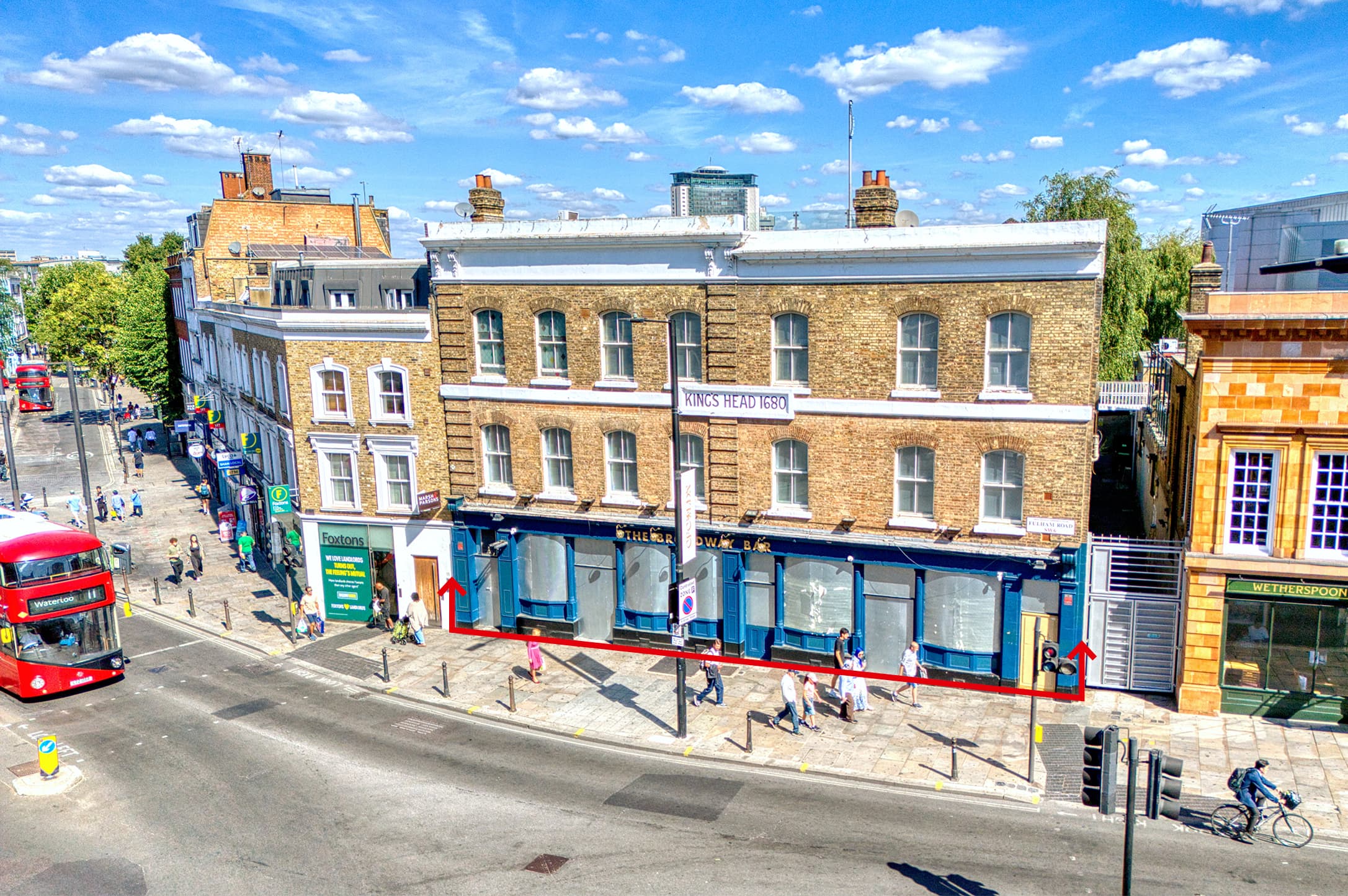 12,369 sq ft Vacant Public House in the heart of Fulham with Potential Residential Development