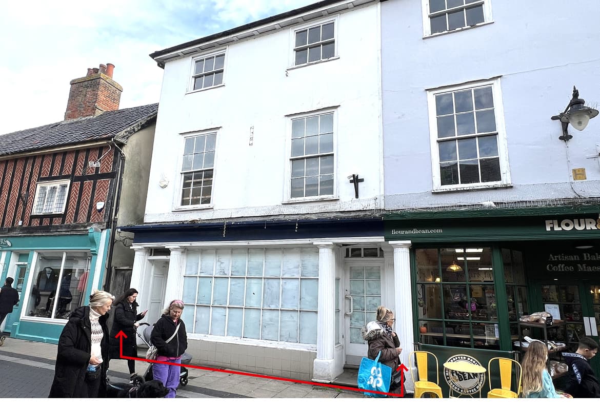 Freehold Vacant Grade II Listed Town Centre Building