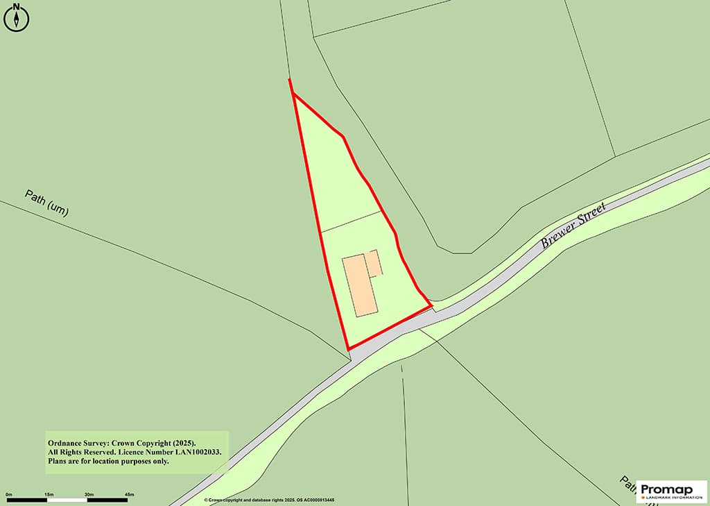 Half An Acre Of Freehold Land With Retired Barn