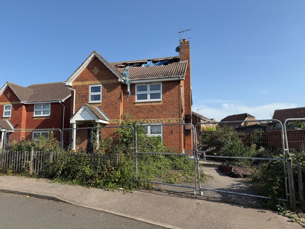Fire Damaged Four-Bedroom Detached House
