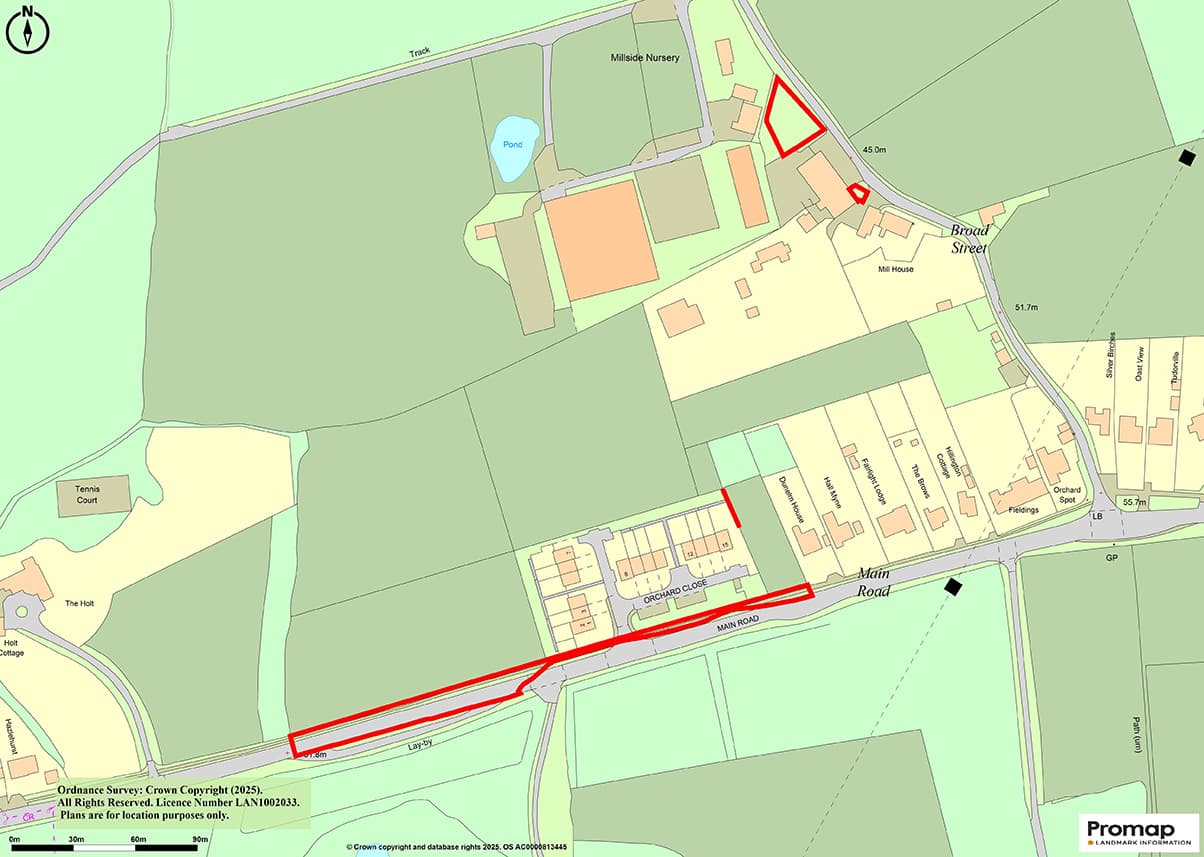 Freehold Land With Planning For Two Commercial Units, Parking & Landscaping