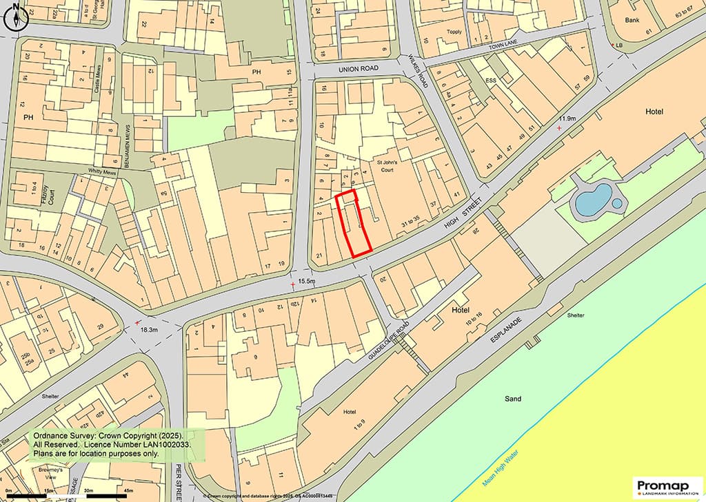 Double-Fronted High Street Shop With Large Rear Stores With Potential And Freehold Interest In Two Flats Over
