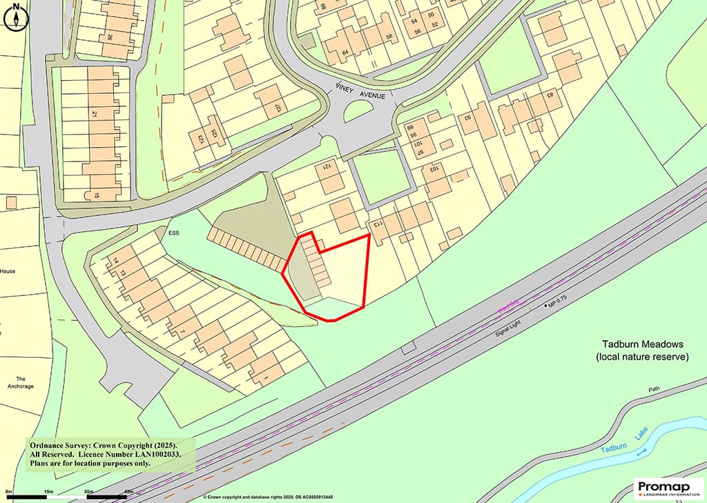 Garage Block With Consent For Construction Of Two Houses