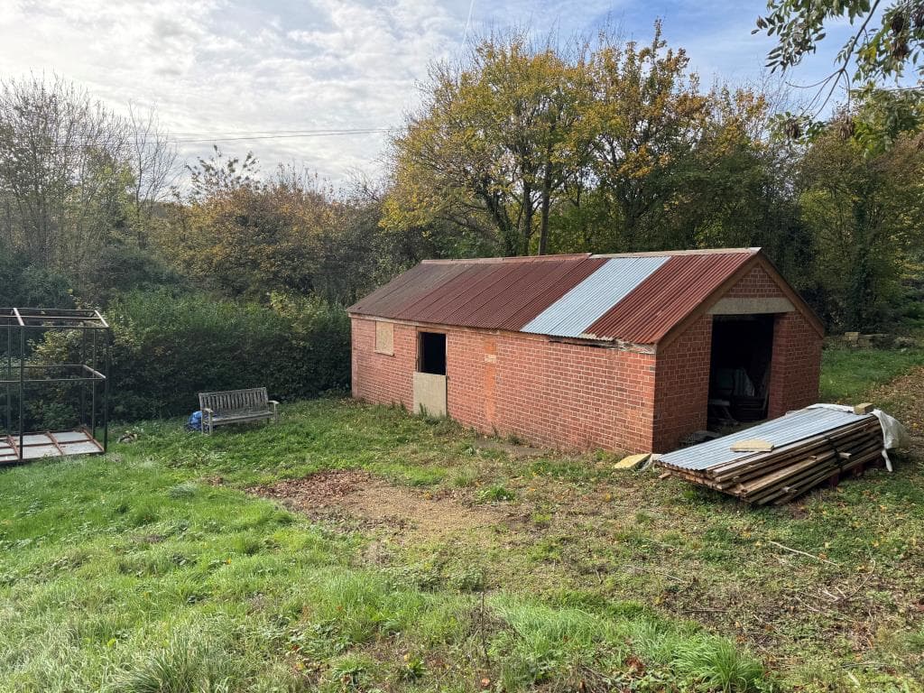 Half An Acre And A Barn With Potential In An Attractive Semi Rural Location