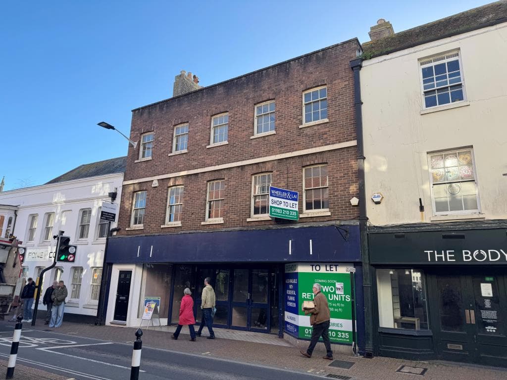 Pair Of Freehold Town Centre Shops With Planning For Three Residential Flats Over