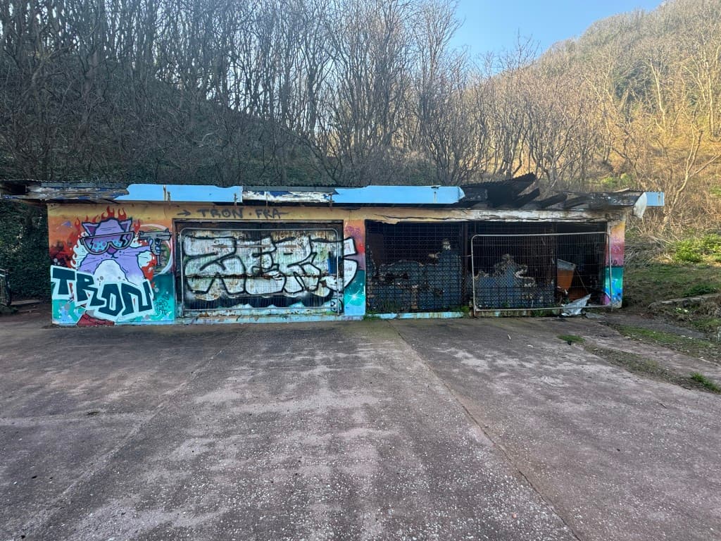 Fire Damaged Former Beach Café