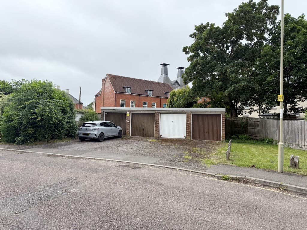 Three Lock-Up Garages In Attractive Market Town