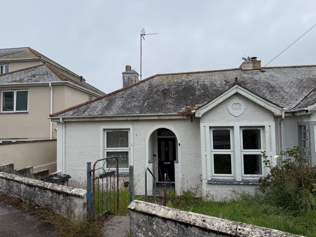 Semi-Detached Two-Bedroom Bungalow For Improvement
