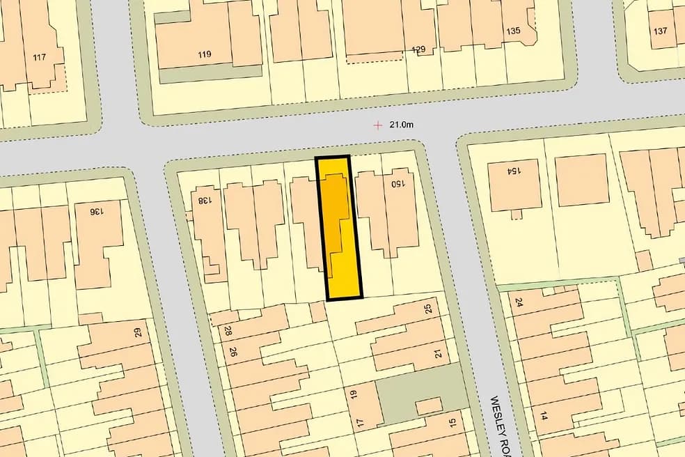 Freehold Vacant House with Planning Permission to Convert into Two Flats