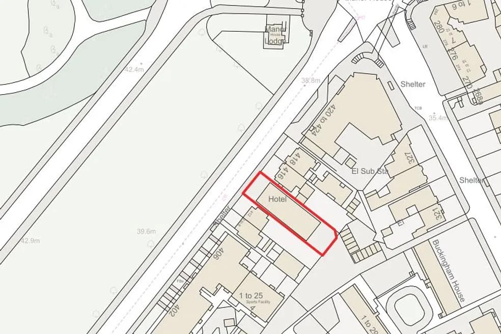 FREEHOLD VACANT DETACHED 39 ROOM HOTEL WITH DEVELOPMENT POTENTIAL