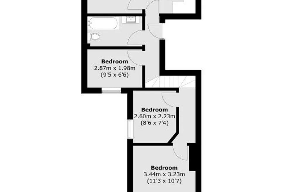 Leasehold Vacant First Floor Split-Level Flat