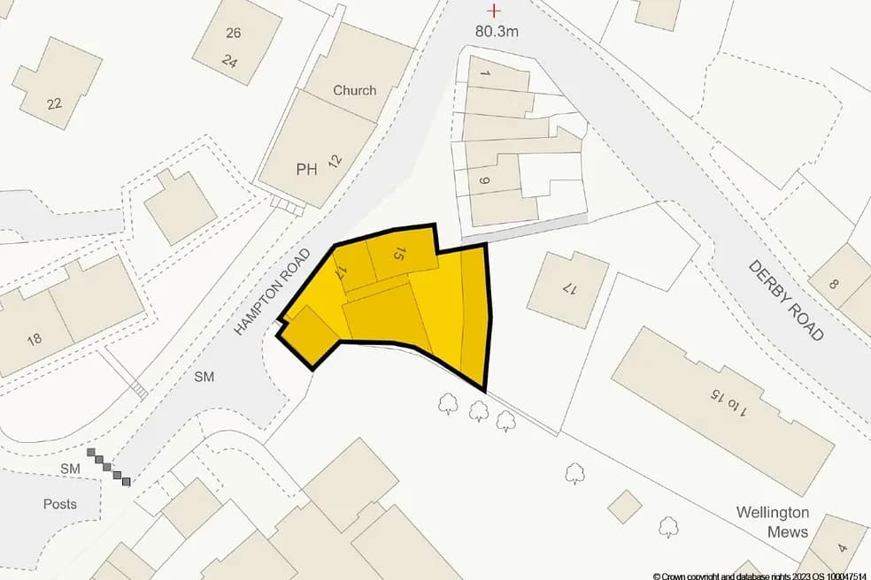 Freehold Detached Property with Planning Permission for 2 x 3 Bedroom Houses