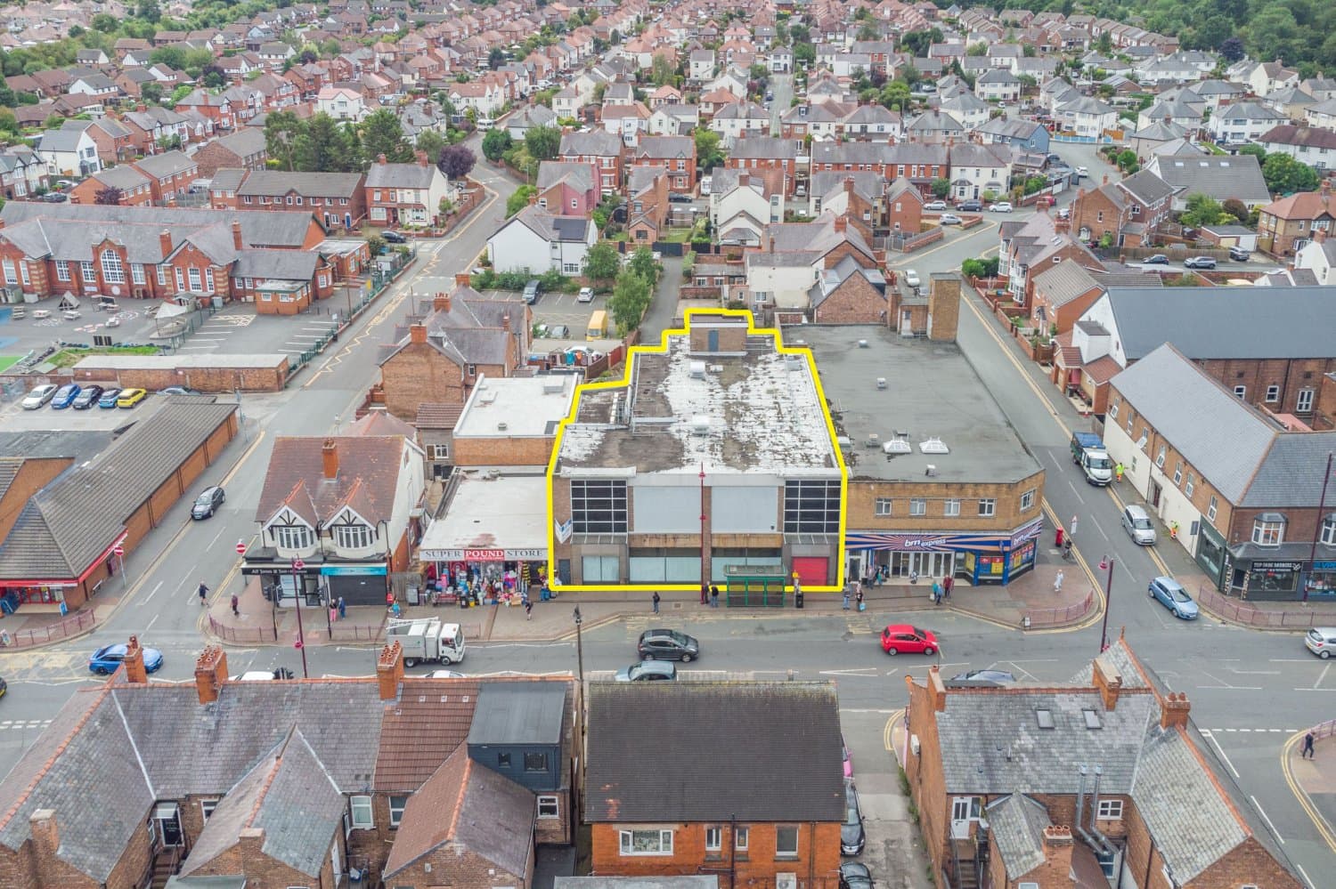 Retail Unit with Upper Parts and Rear Loading Bay in Established Town