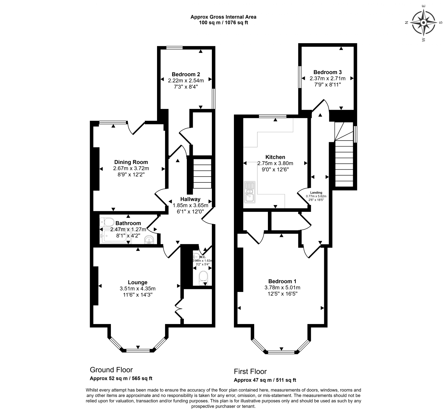 Three Bedroom Split Level Maisonette