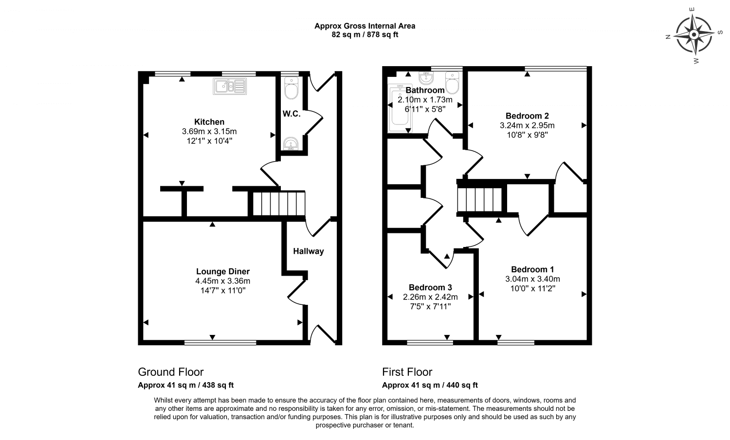 Three Bedroom Mid Terrace House