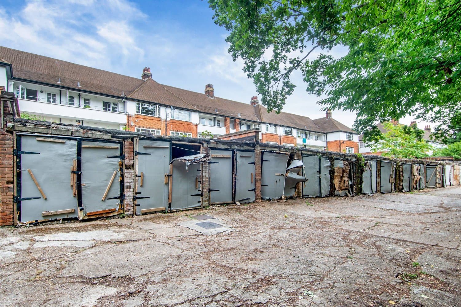 16 Lock-up Garages at Lyttelton Road