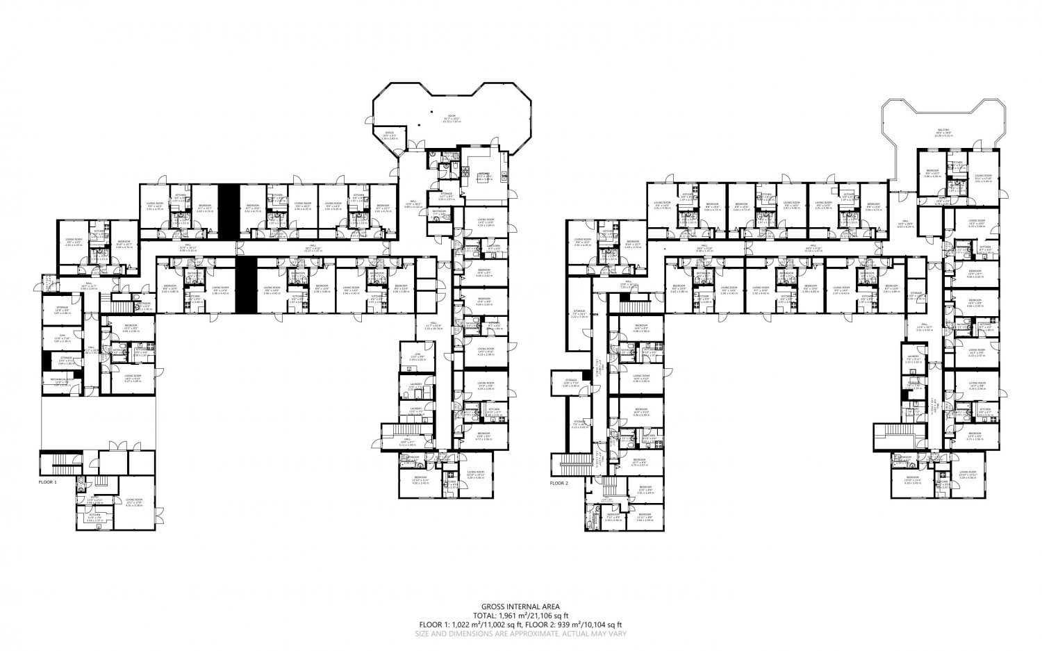Freehold Block Comprising 26 One-Bedroom Flats and a House