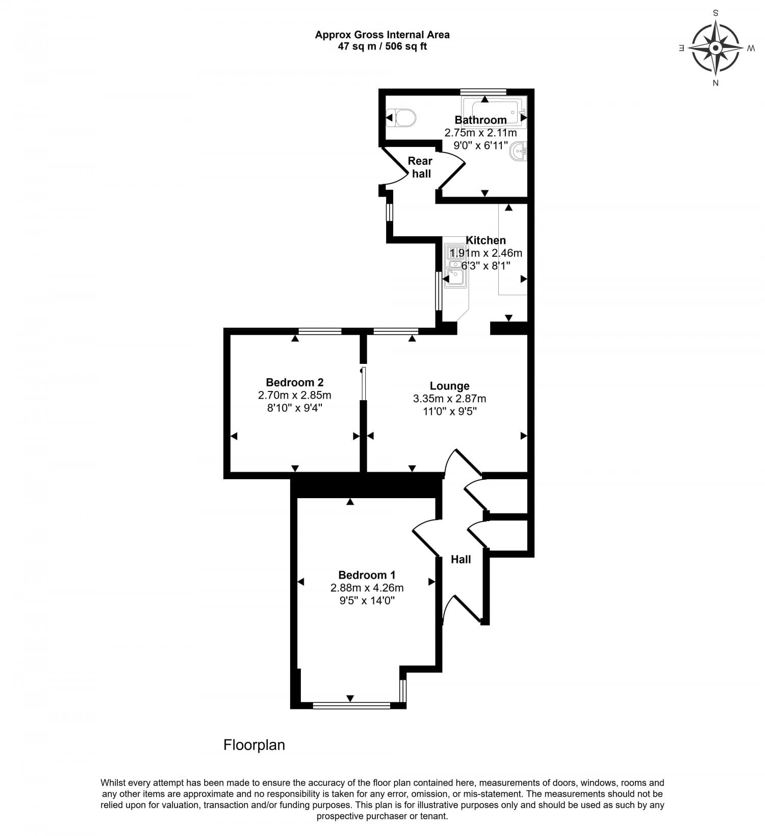 Two Bedroom Ground Floor Maisonette