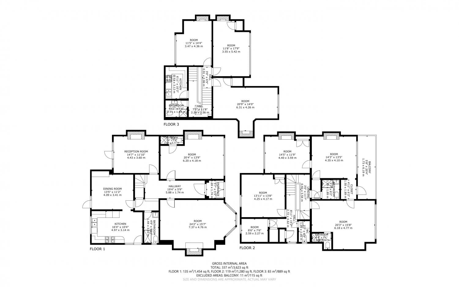 Substantial Eight Bedroom Semi-Detached House