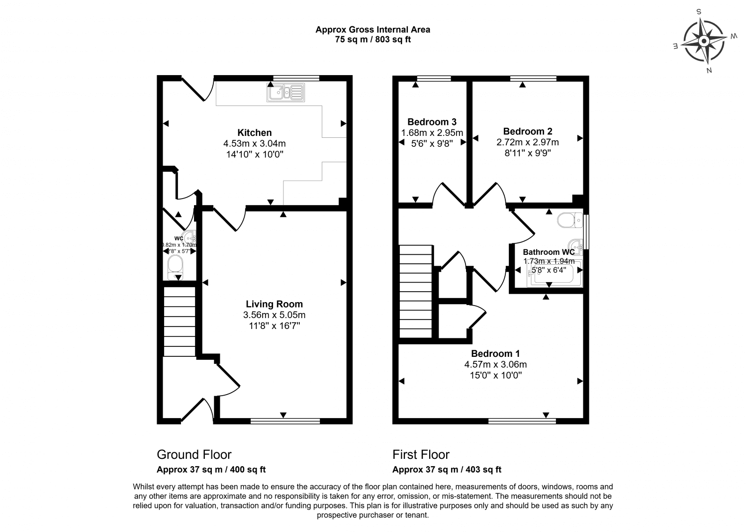 Three Bedroom Semi-Detached House