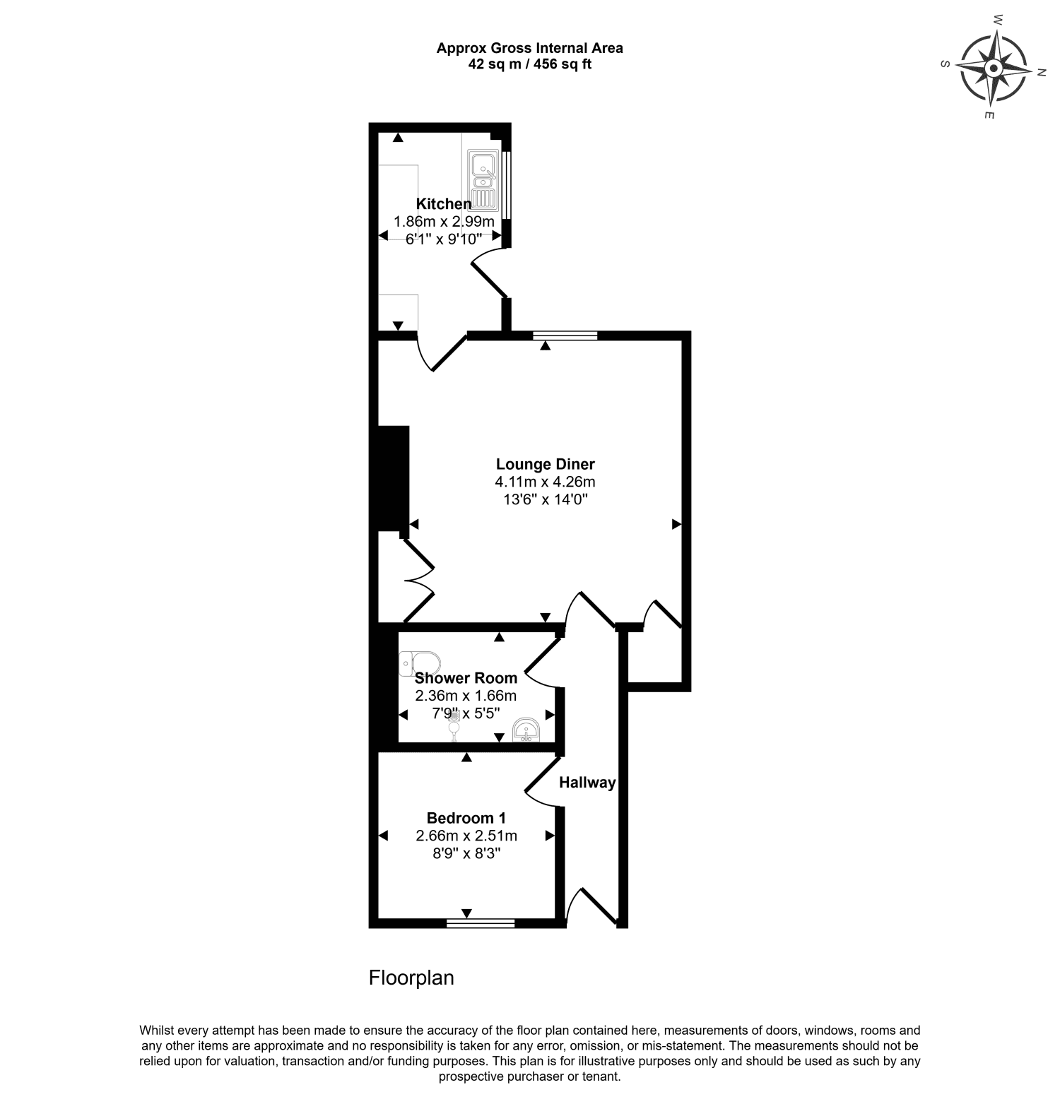One Bedroom Ground Floor Flat