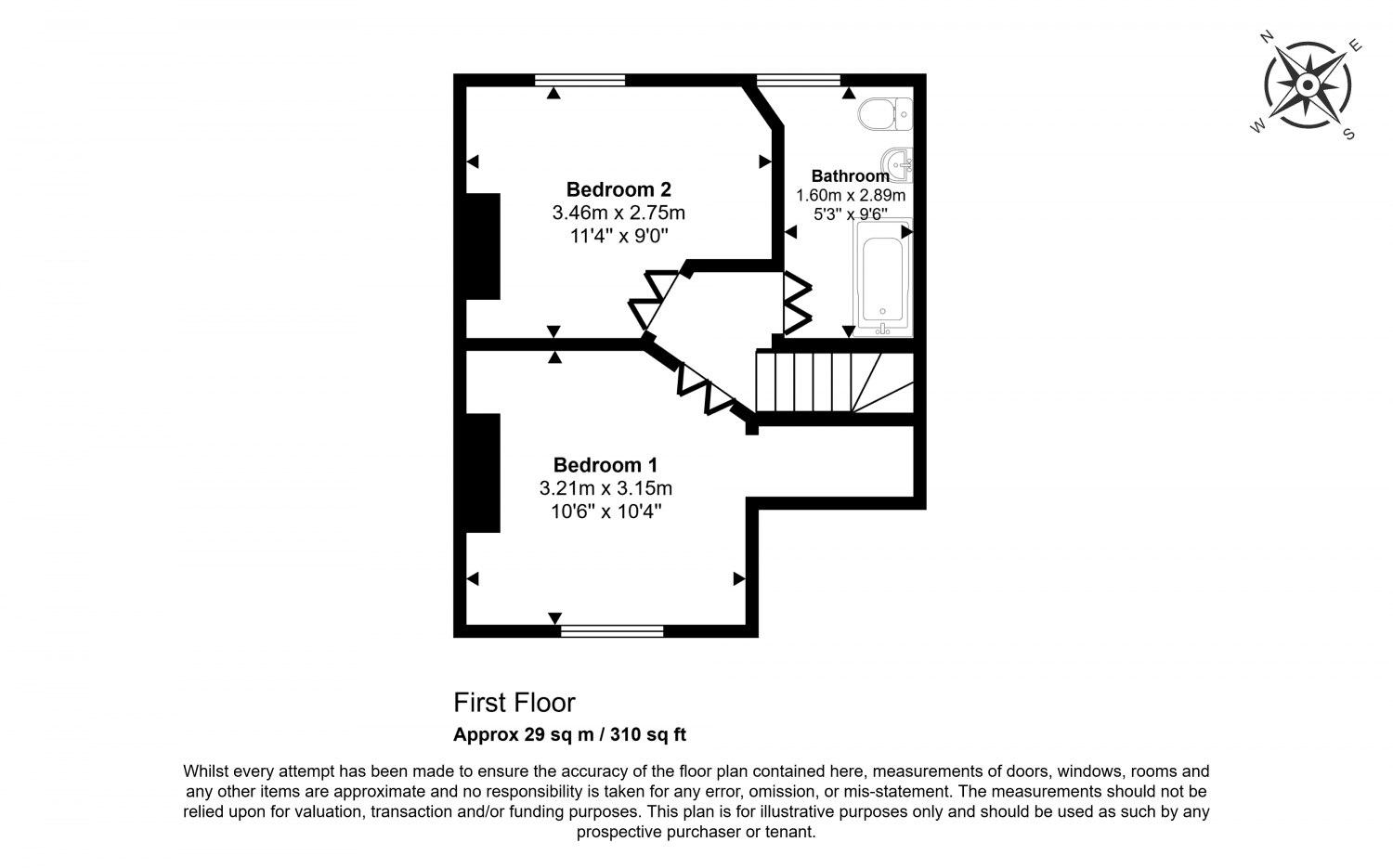 Two Bedroom Semi Detached House