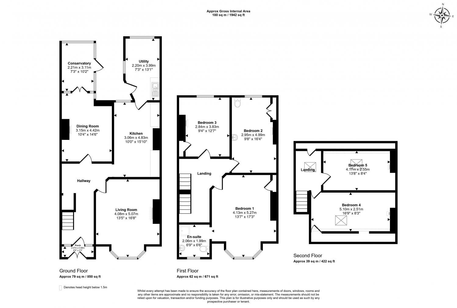 Five Bedroom Three Storey Terraced House