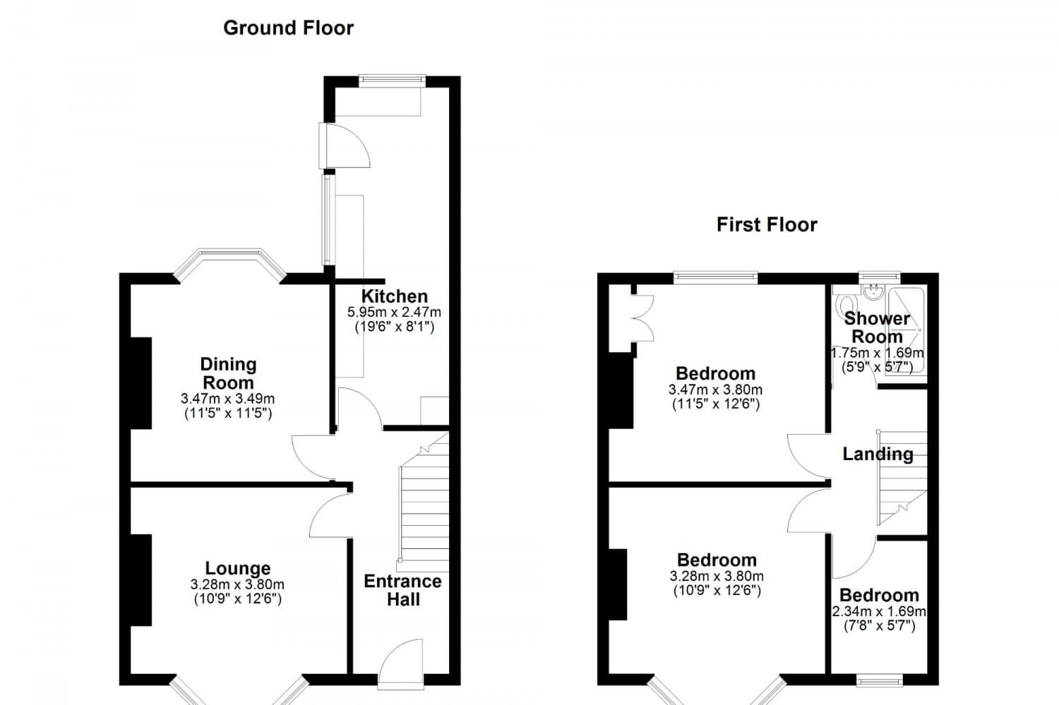 Three Bedroom Mid Terrace House