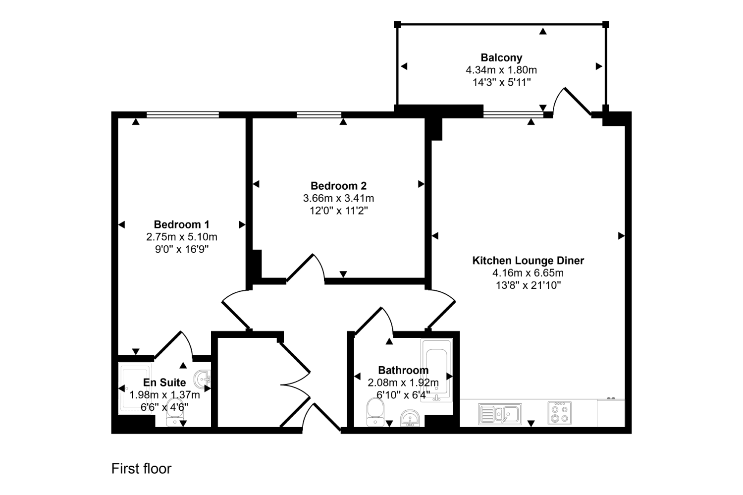 Flat 4, Denman House