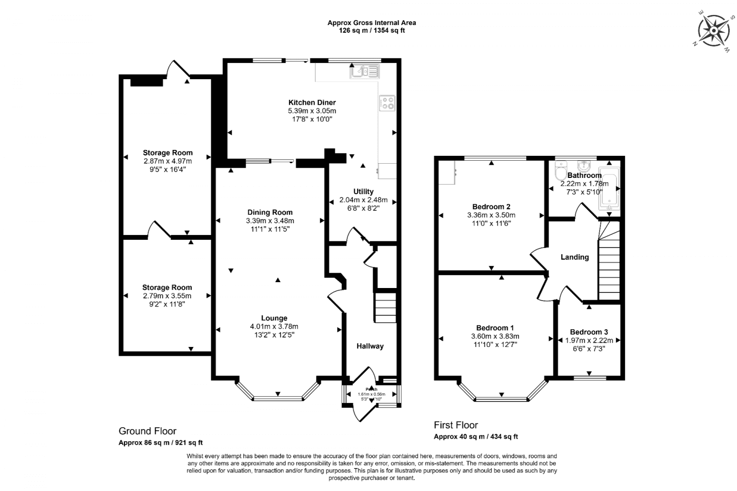 Three Bedroom End of Terraced House