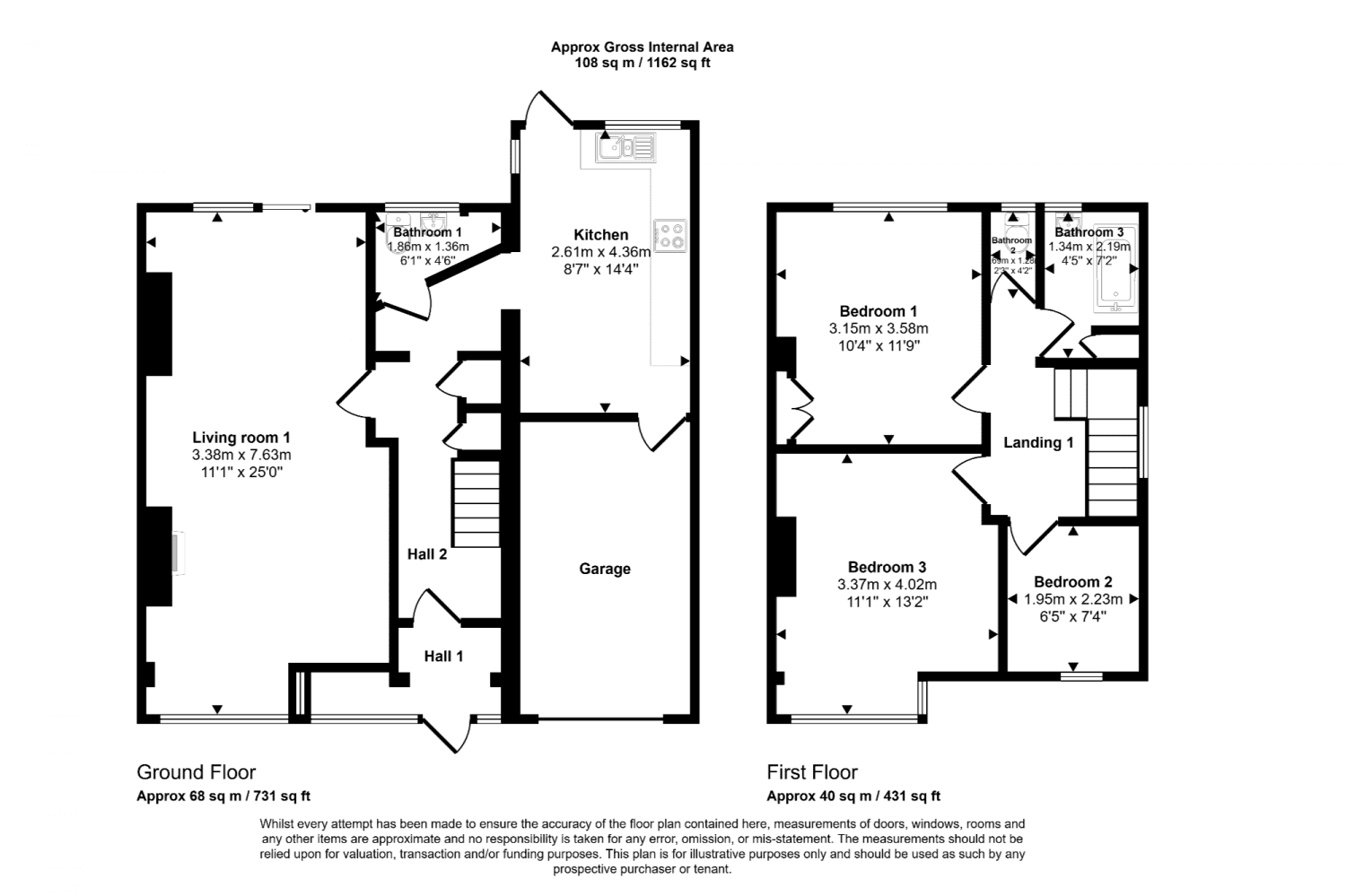 Three Bedroom Semi Detached House