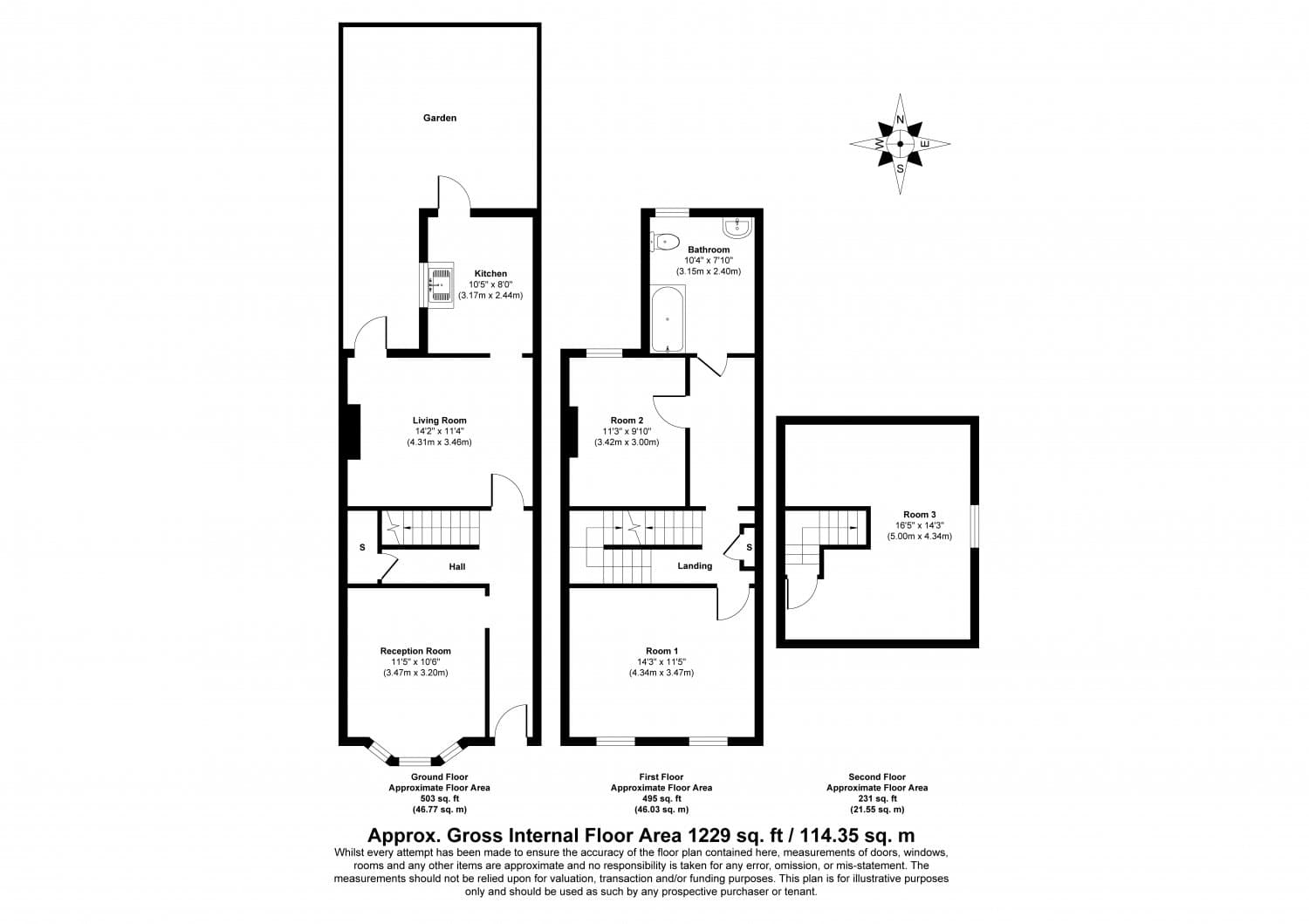 Three Bedroom Terraced House
