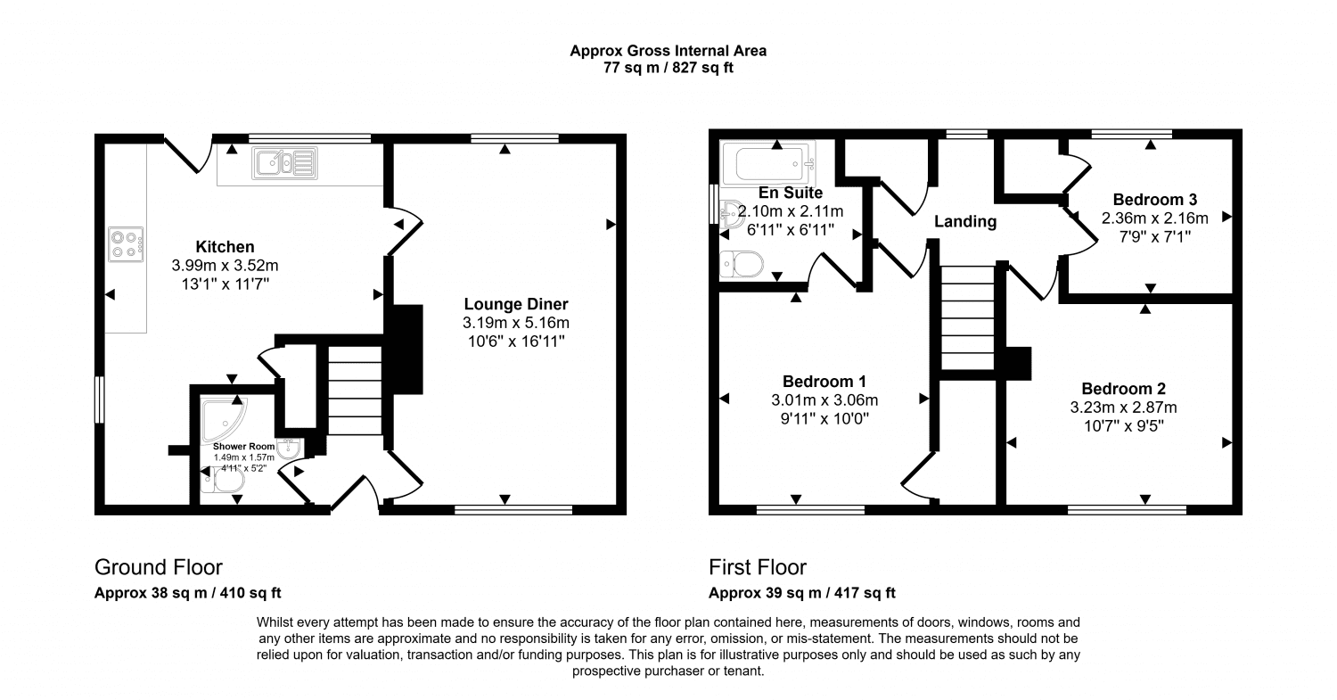Three Bedroom Semi-Detached House