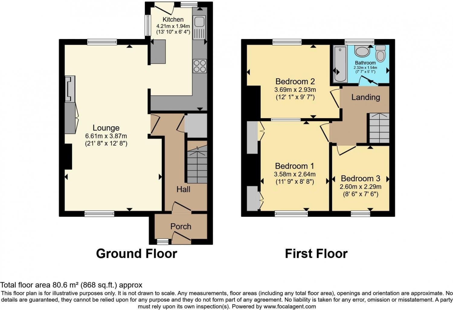 Three Bedroom End of Terrace House
