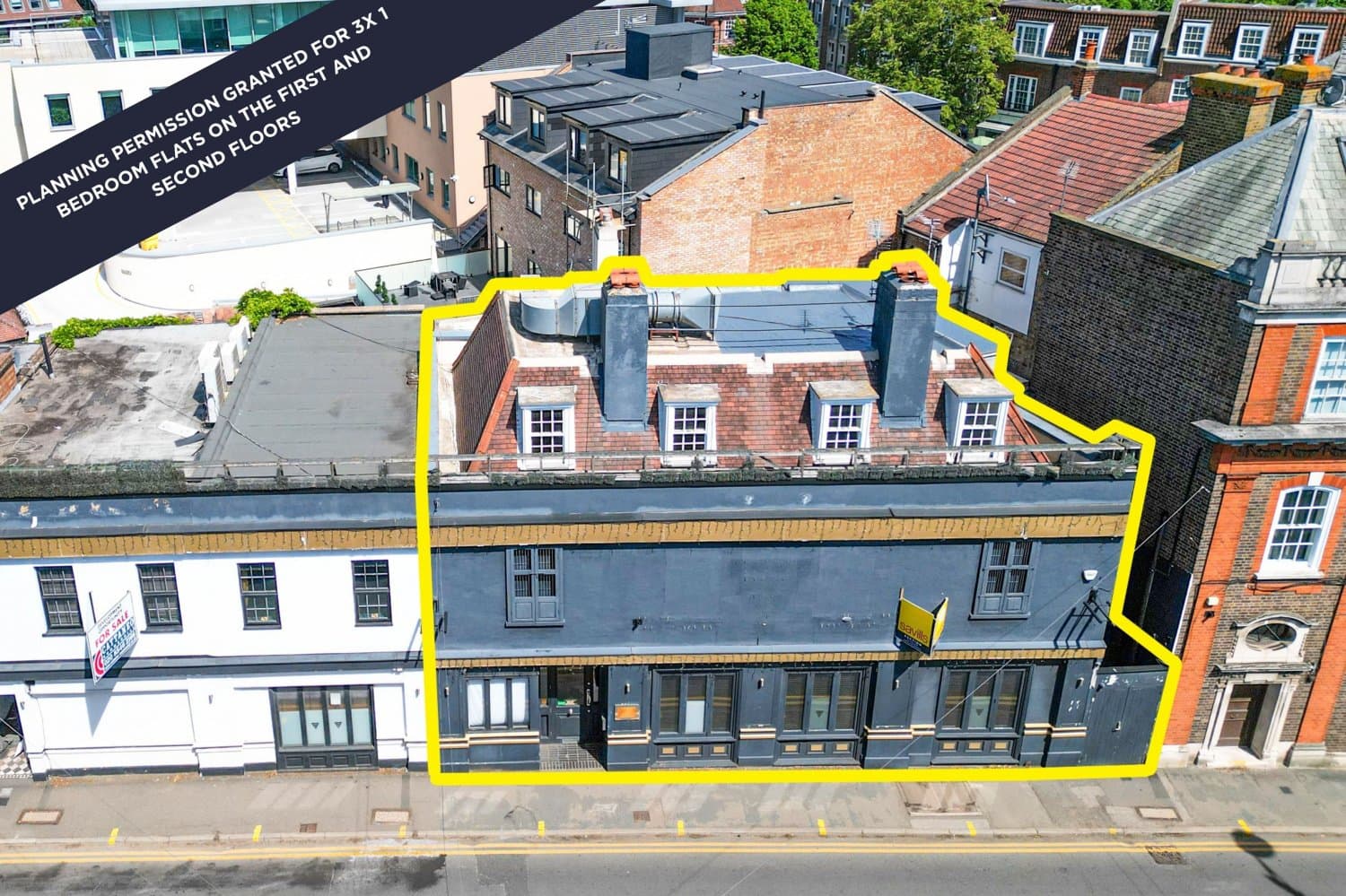 Freehold Former Restaurant with Planning Permission Granted for Upper Floor Residential Conversion