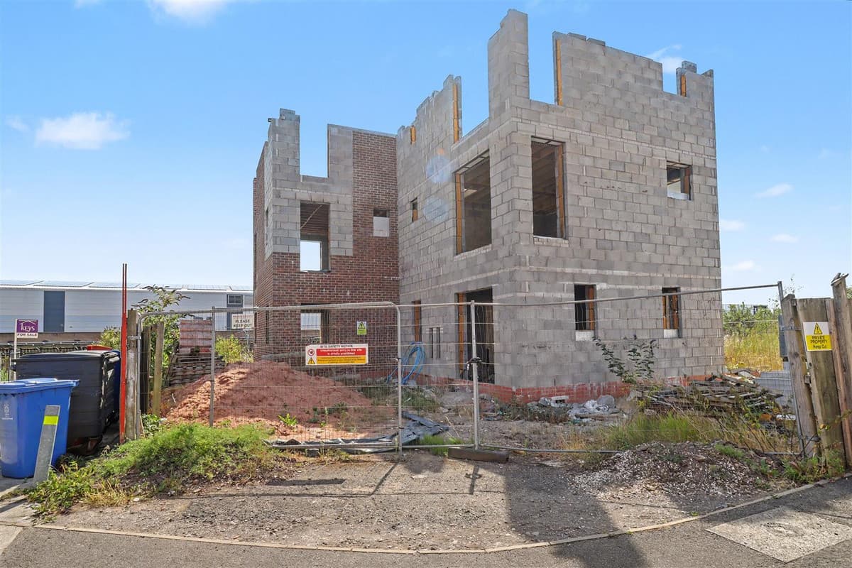 Canal-side part completed residential development of 6 Apartments