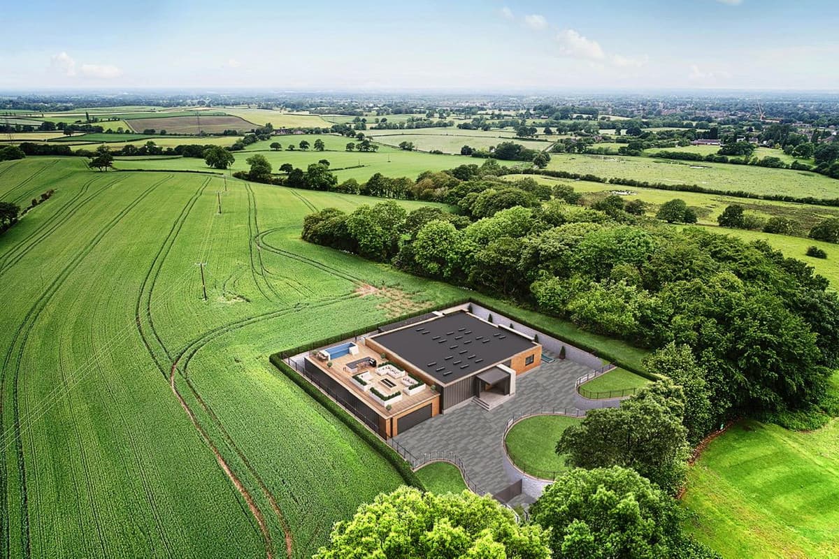 Freehold Reservoir Conversion Site with Planning Consent for Four-Bedroom House