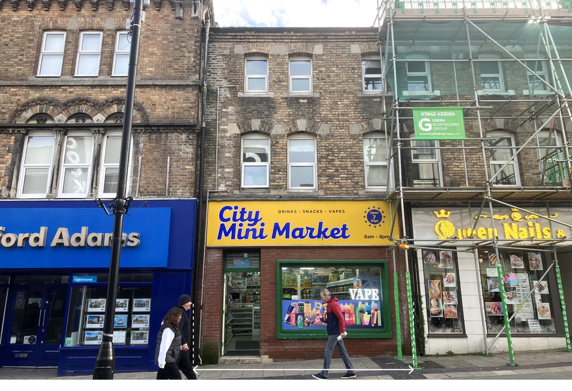 Freehold Commercial/Residential Investment – Shop with Two Sold-Off Flats