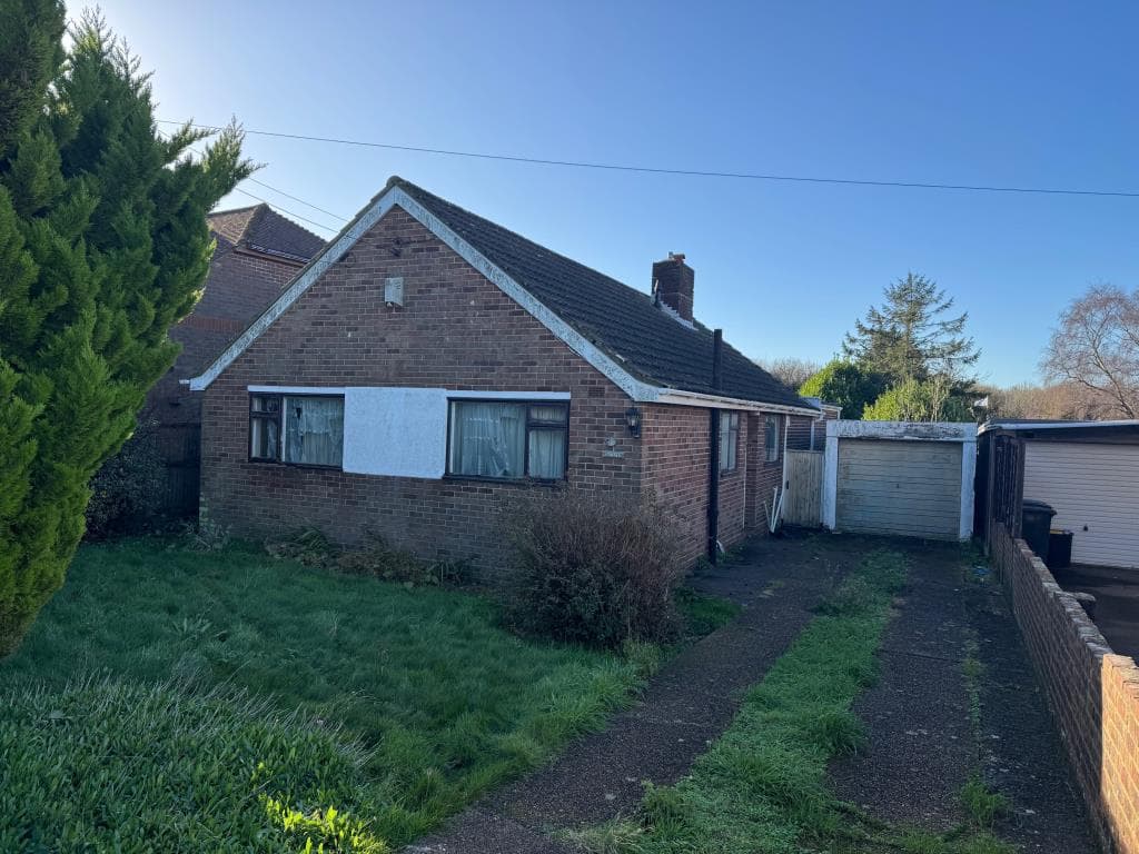 Detached Bungalow With Garage For Total Refurbishment