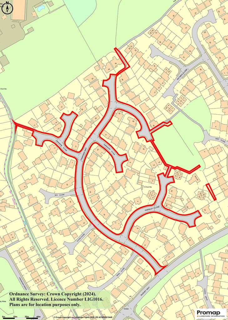 Freehold Land Comprising Verges, Roads And Pathways