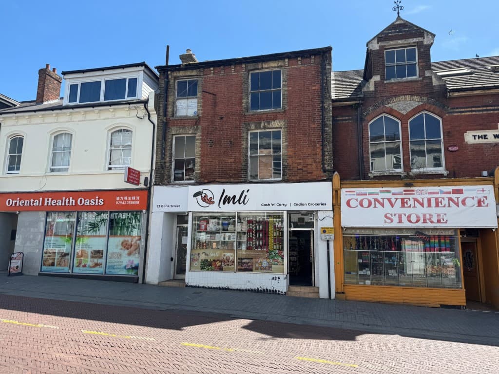 Commercial Investment And Upper Parts With Prior Approval For Two, Two-Bedroom Flats