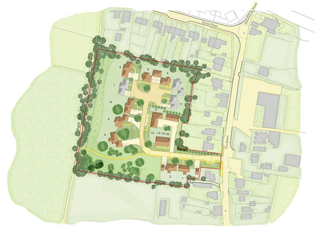 Almost 4.5 Acres With Planning For Sixteen Dwellings Subject To S106 Being Completed