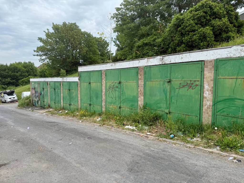 Seven Lock-Up Garages