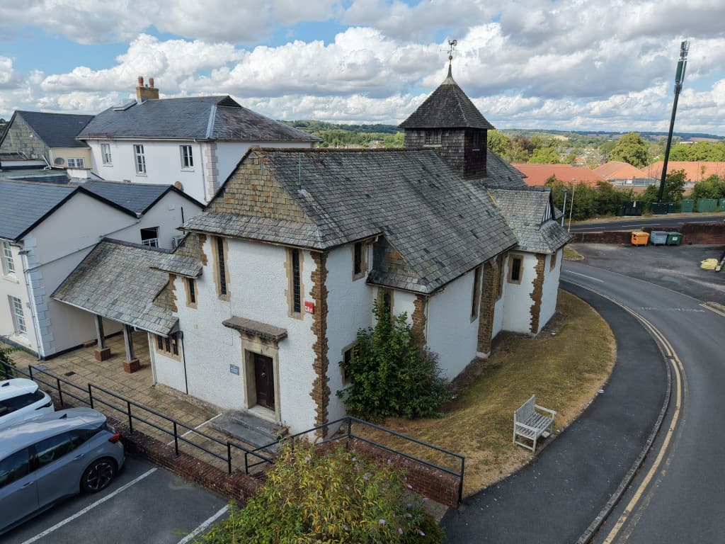 Freehold Town Centre Former Chapel Arranged As Dance Studio And Events Venue With A Car Park