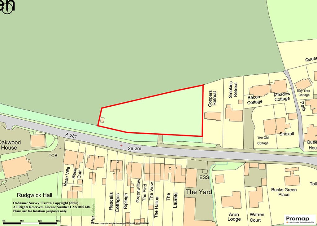 Land In Favoured Location With Outline Planning For Six Dwellings